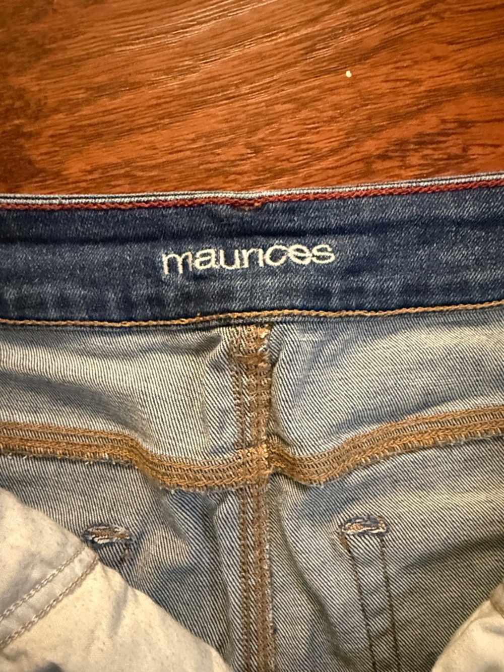 Distressed Blue Ripped Jeans - Picture 3 of 5